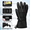 Odtmger Ski Gloves,Snow Gloves Waterproof Winter Warm Cold Weather Touchscreen Gloves for Parent& Child Kids Skiing,Snowboarding view 2