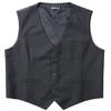 ZEROYAA Men's Hipster Urban Design 3 Pockets Business Formal Dress Vest for Suit Tuxedo ZLSV16 Charcoal X-Large view 4