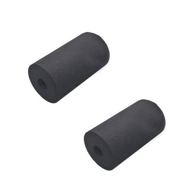 Fitness Equipment Replace Sponge Handle Grips Pipe Black NBR Foam Wrap Tube for Fitness Benches, Push Up Board, Home Gym - 2 Pcs (135x22mm B)