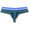 JAXFSTK Men's Cotton Bikini Thong Cheeky Boxer Briefs Underwear Elastic Waistband Brazilian Bikini Briefs 3" Butt Dark Green XL view 1