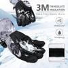 Odtmger Ski Gloves, Warmest Waterproof and Breathable Snow Gloves for Cold Weather, Fits Both Men & Women,for Parent Child Kids Outdoor view 3
