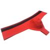 JAXFSTK Men's Cotton Bikini Thong Cheeky Boxer Briefs Underwear Elastic Waistband Brazilian Bikini Briefs 3" Butt Red M view 3