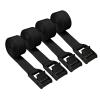 Premium Tie Down Straps Short, 4 Pack Adjustable Lashing Straps Ratchet Straps Heavy Duty Ratchet Tie Down Straps Cargo Straps with Cam Buckle Suitable for Carrying Various Cargo or Luggage view 1