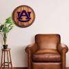 The Fan-Brand Auburn Tigers - Faux Barrel Top Sign - Large Wall Sign - Football, Basketball & Baseball Wall Decor - College Sports Decor for Home, Game Room, Fan Cave & Garage - USA Made view 4