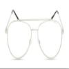 Kenneth Cole REACTION KC1511-B Teardrop Blue Light Blocking Eyewear Frames, Shiny Light nickeltin, 59mm view 2