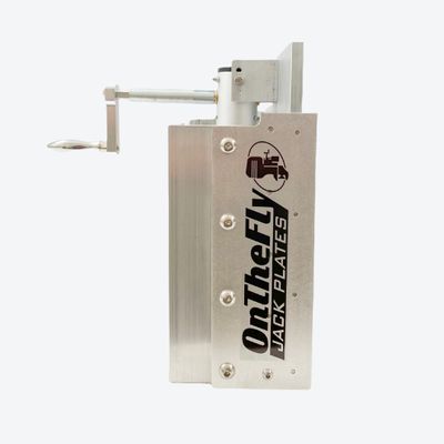 Adjustable Manual Boat Jack Plate  High Grade Marine Aluminum  Standard Unit - for up to 30hp Outboard Motors  by On The Fly Jack Plates