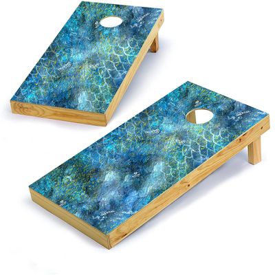 Mossy Oak Graphics, Cornhole Board Wrap Kit, Elements Coastal Shoreline, 2 Pieces of 24.5 x 48.5, Peel and Stick Vinyl, Pre-Cut Hole