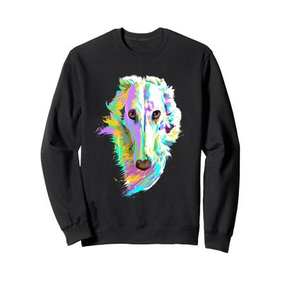 Colourful Dog Borzoi Sweatshirt