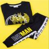 DC Comics Batman Pajamas Boys Kids Black Long Length T-Shirt Pjs 7-8 Years view 3