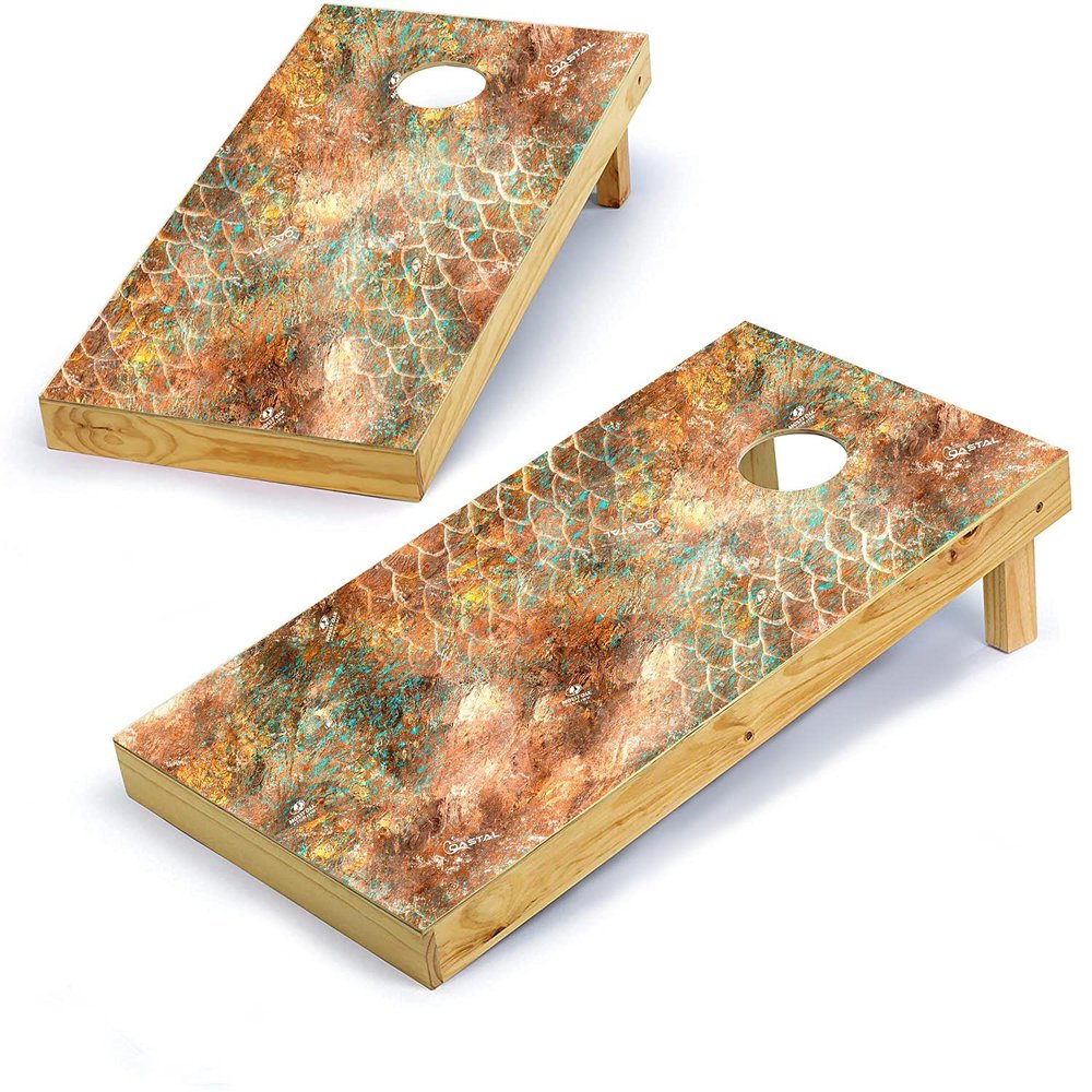 Mossy Oak Graphics, Cornhole Board Wrap Kit, Elements Coastal Coral, 2 Pieces of 24.5 x 48.5, Peel and Stick Vinyl, Pre-Cut Hole