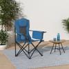 ARROWHEAD OUTDOOR Portable Deluxe Folding Camp Quad Chair w/Headrest, Glass & Cup Holders, Armest 6-can Cooler, Heavy Duty Carry Bag, 550 lbs Weight Capacity view 2
