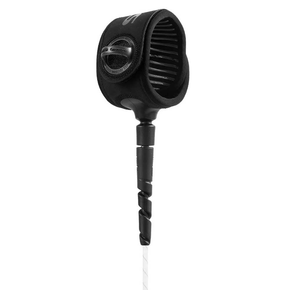 FCS Freedom Helix Comp Leash Natural-Black 6ft0in