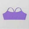 Kurve Girls' Underwear Crop Training Bra, Seamless Racerback Crop Top, UV Protective Fabric UPF 50+ (Made with Love in The USA), Lavender, Medium/Large (Ages 9-14) view 2