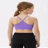 Kurve Girls' Underwear Crop Training Bra, Seamless Racerback Crop Top, UV Protective Fabric UPF 50+ (Made with Love in The USA), Lavender, Medium/Large (Ages 9-14) view 4