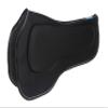 CHALLENGER 27"x18" Western Round Skirt Barrel Neoprene Saddle Pad Black 39199BK view 1