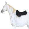 CHALLENGER 27"x18" Western Round Skirt Barrel Neoprene Saddle Pad Black 39199BK view 3