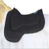 CHALLENGER 27"x18" Western Round Skirt Barrel Neoprene Saddle Pad Black 39199BK view 4