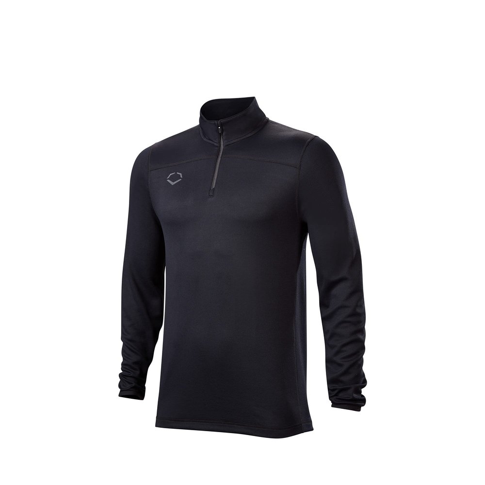 EvoShield Men's 1/4 Zip, Black, Small, (WB6007101S)