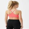 Kurve Girls' Underwear Crop Training Bra, Seamless Racerback Crop Top, UV Protective Fabric UPF 50+ (Made with Love in The USA), Neon Coral, Medium/Large (Ages 9-14) view 4