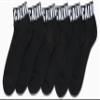 Calvin Klein Mens Quarter Socks - 12 Pack Breathable Soft Cushioned Quarter Cut Athletic Ankle Socks for Men, Size 7-12, Black Logo view 2