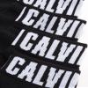 Calvin Klein Mens Quarter Socks - 12 Pack Breathable Soft Cushioned Quarter Cut Athletic Ankle Socks for Men, Size 7-12, Black Logo view 3