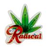 One Mfg Radical Leaf Snowboard Stomp Pad 5" x 4" - Lightweight, Anti-Slip, USA Made Traction view 1