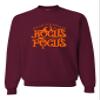Go All Out 3X-Large Maroon Adult It's Just A Bunch Of Hocus Pocus Halloween Sweatshirt Crewneck view 2