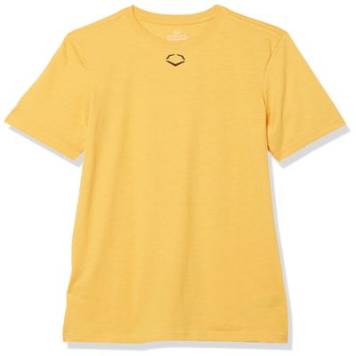 EvoShield Youth Heather Short Sleeve Tee - Light Gold, Medium