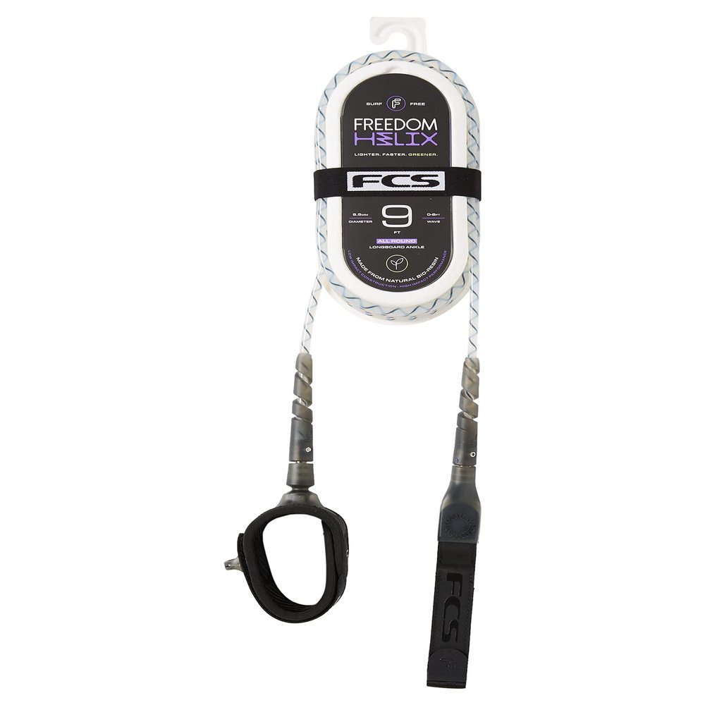 FCS Freedom Helix All Round Surf Leash (Natural, 9ft0)