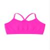 Kurve Girls' Underwear Crop Training Bra, Seamless Racerback Crop Top, UV Protective Fabric UPF 50+ (Made with Love in The USA), Neon Fuschia, Medium/Large (Ages 9-14) view 1