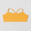 Kurve Girls' Underwear Crop Training Bra, Seamless Racerback Crop Top, UV Protective Fabric UPF 50+ (Made with Love in The USA), Neon Orange, Medium/Large (Ages 9-14) view 3