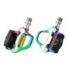 BESTYMXY Bike Pedals Road Bike Pedals+Cleat Set+Cleat Cover with Road Bike Handlebar Tapes(Black) view 2