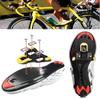 BESTYMXY Bike Pedals Road Bike Pedals+Cleat Set+Cleat Cover with Road Bike Handlebar Tapes(Black) view 4