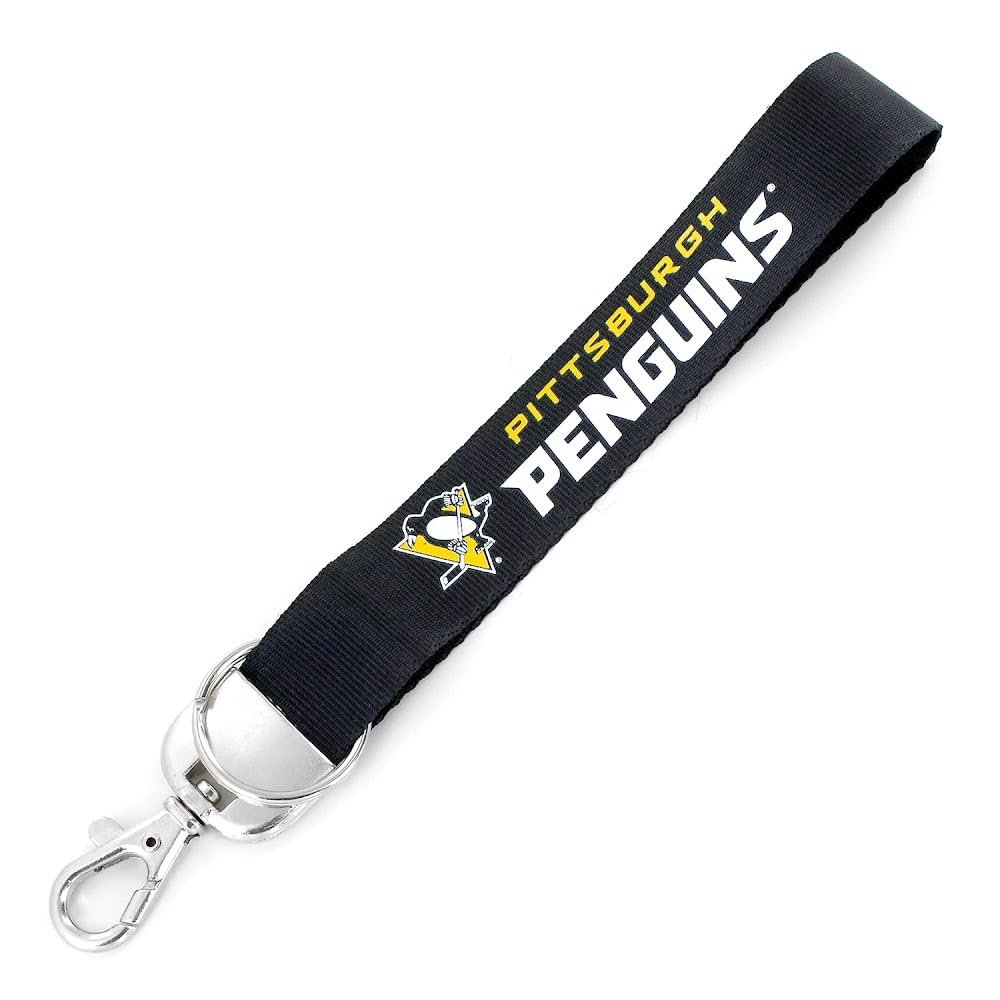 Aminco NHL Pittsburgh Penguins Deluxe Wristlet Keychain