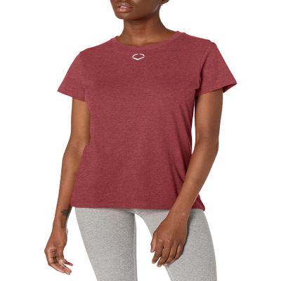 EvoShield Women's Standard Short Sleeve, Cardinal, Small