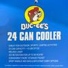 Buc-ees Traveling Leak Proof Cooler Bag for Camping, Picnic, BBQ, Hiking, Beach - Reusable Deep Freeze Lunch Box for 24 Cans, Cold Food for Friends & Family (Black) view 3
