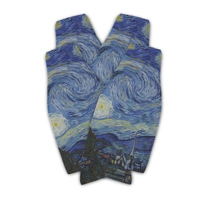 The Starry Night (1889) Zipper Bottle Cooler - Set of 4
