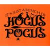 Go All Out X-Large Orange Adult It's Just A Bunch Of Hocus Pocus Halloween Sweatshirt Crewneck view 3