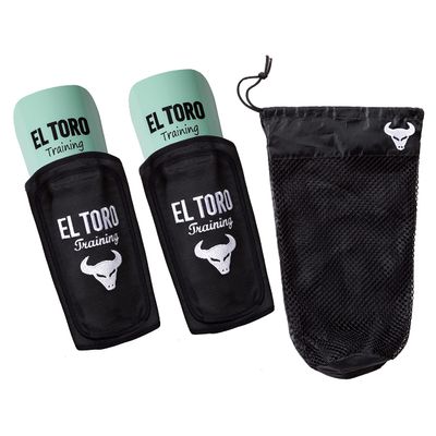 El Toro Speedwraps Ankle Weight Starter Set (1.5, Large), Black, White, Green, Blue