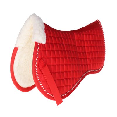 CHALLENGER Horse English Quilted Correction Wither Relief Half Pad Red 72TS32RD