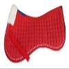 CHALLENGER Horse English Quilted Correction Wither Relief Half Pad Red 72TS32RD view 2