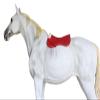 CHALLENGER Horse English Quilted Correction Wither Relief Half Pad Red 72TS32RD view 3