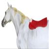 CHALLENGER Horse English Quilted Correction Wither Relief Half Pad Red 72TS32RD view 4