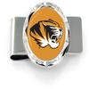 Aminco NCAA Missouri Tigers Diamond Cut Money Clip