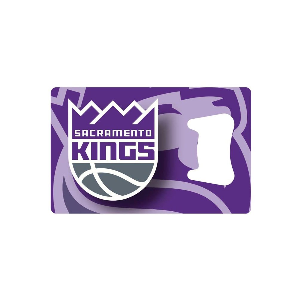 Aminco NBA Sacramento Kings Credit Card Bottle Opener Magnet