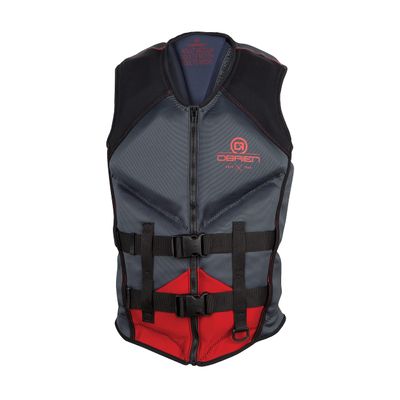 O'Brien Recon Men's Neoprene CGA Life Jacket, Red, Medium