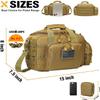 DBTAC Range Bag Small for 2X Pistol + Handgun Firearm Case Medium for 2~4 Pistol (Brown) view 4