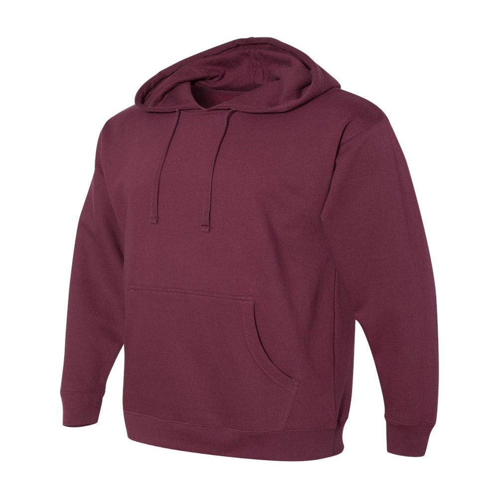 Independent Trading Co. - Midweight Hooded Sweatshirt - SS4500 - L - Maroon