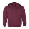 Independent Trading Co. - Midweight Hooded Sweatshirt - SS4500 - L - Maroon view 2