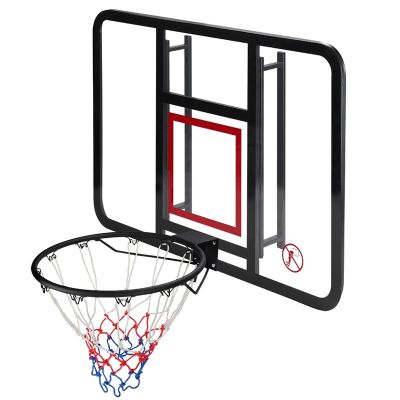 Mini Basketball Hoop, PC Transparent Backboard, Indoor Outdoor Portable Basketball Training Stand, 110x75cm
